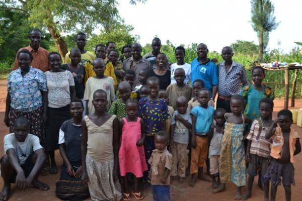 Family in Western Uganda