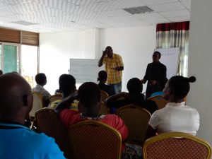 Seminar bringing together deaf adults who are members of the DLU Savings and Credit Cooperative Society (SACCO), Kampala.