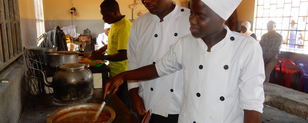 Deaf woman catering in Uganda