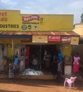 Local food shop, Uganda